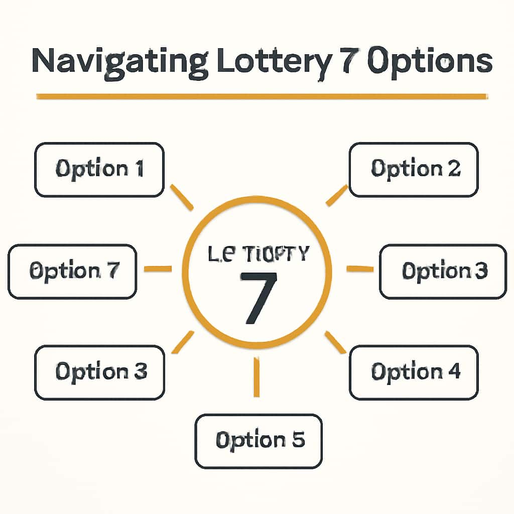 An educational diagram showing how to navigate Lottery 7 options effectively.