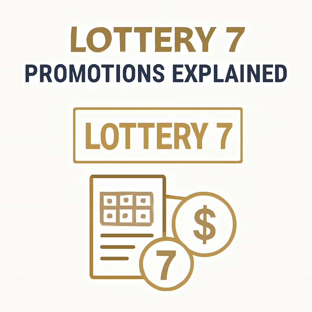 Illustration explaining Lottery 7 promotions.