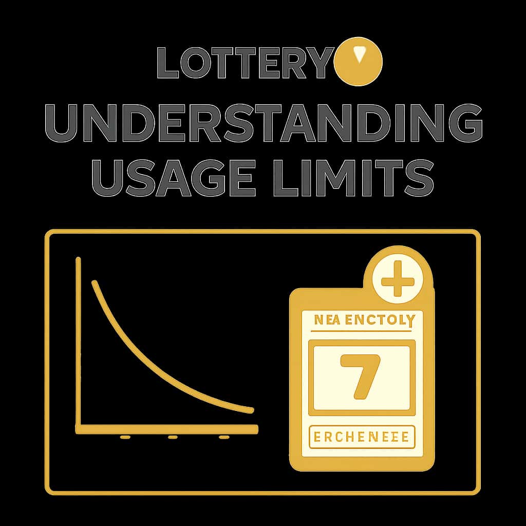 Diagram illustrating Lottery 7 usage limits.